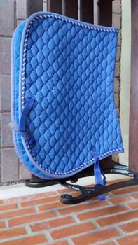 Blaue Schabracke, Inga Kiilu , Dressage Pads, Panker