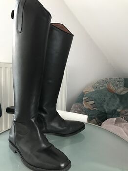 schwarze Lederreitstiefel, Reitstiefel, Alina, Riding Boots, Schloß Holte