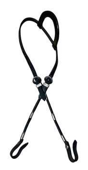 Schwarzer Einohrzaum mit Strass, Glam Bridle, Bridles & Headstalls, Gottshaus 