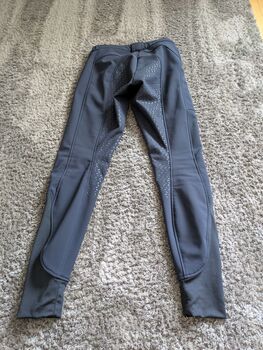 Blaue Reithose mit Silikonbesatz gr 34 fällt aus wie 36