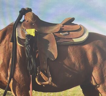 Blue Ribbon Arbeitssattel, Valerie , Western Saddle, Schleiden