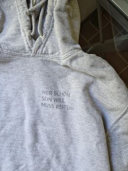 Kapuzenpullover mit pferdespruch S grau, K. Werner, Koszulki i t-shirty, Westerwalsede