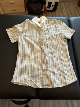 Pikeur Turnierbluse Größe 40 weiß-blau gestreift Pikeur