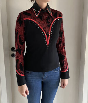 Turnierbluse (Western), Custom Made , Naomi, Na zawody, Bad Dürkheim