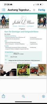 Bodenarbeitskurs, Sabrina Trunk , Kurse & Seminare  , Gelchsheim 