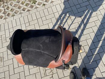 Baumloser Sattel Reitpad wie Hidalgo mit Klettkissen