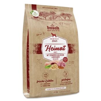 Bosch Heimat Adult mit Schwäbisch-Hällischem Landschwein ohne glutenhaltiges Getreide 1kg, WOW Pferd  (WOW Pferd), Other, Bayern - Attenkirchen