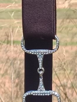 boucle de ceinture équestre mors en cristal brun, Trotando Juntos, Maite (Productos Ecuestres Trotando Juntos S.L), Reithosen, Palau solita y plegamans