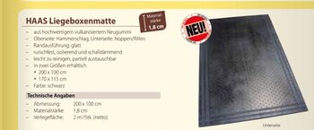 Boxenmatte/ Paddockmatte/ Gummimatte Haas