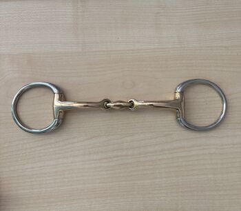 BR Olivenkopfgebiss Olivenkopftrense doppelt gebrochen 13 cm, BR Olivenkopfgebiss Olivenkopftrense Unterlegtrense, Helena , Horse Bits, Krefeld