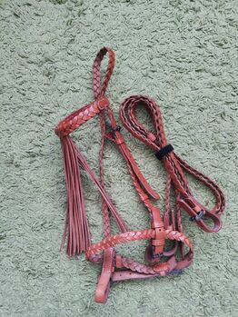 Geflochtener Vaquerozaum Echtleder Cognac, Nourin Dolle, Bridles & Headstalls, Götzens