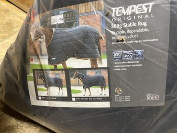 Brand new Shires tempest original stable rug 6’3” 300gram, Shires Tempest original , Antonia tipping, Horse Blankets, Sheets & Coolers, Congresbury 