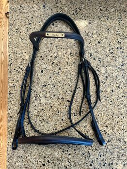 Bridle with Laced Reins (Brown Leather), Stephanie, Bridles & Headstalls, Edmonton 