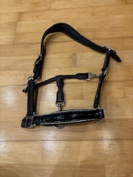 Bridlery Halfter Pony, schwarz Lack/ Glitzer - neu, Bridlery , Chantal Hartnagel, Halters, Feuchtwangen 