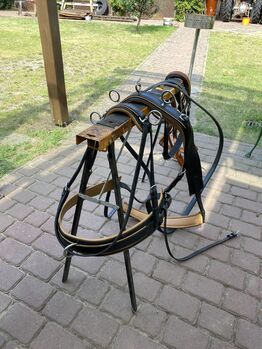 Zweispänner Brustblattgeschirr, Karla Prokop, Horse Harness, Legde/Quitzöbel 