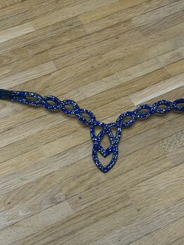 Stirnriemen blau/grau, Heide, Browbands, Innsbruck