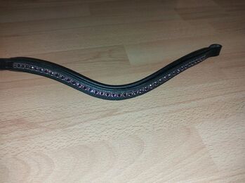 Stirnriemen lila glitzersteinchen, Powerhorse, Browbands, Ziemetshausen