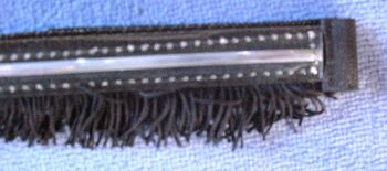 Stirnband Stirnriemen für Trense mit Klettverschluss (unbenutzt), CN, Browbands, Altusried