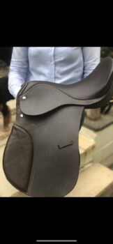 Brown 16” saddle, Kaitlyn Jones, All Purpose Saddle, Prestatyn 