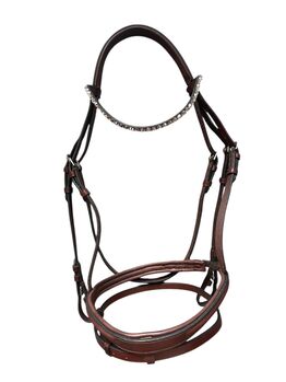 Brauner feiner Englischzaum, Glam Bridle, Bridles & Headstalls, Gottshaus 