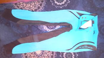 Stiefel-Reithose mit Kunstlederbesatz, Seiler Heinz Th.; Look-ri.de thirteen-micro, M. Wille , Bryczesy, Bad Hindelang