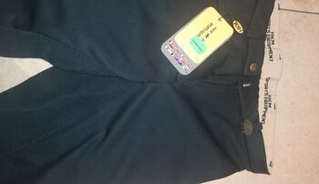 Reithose HKM Damen schwarz Gr. 38 Vollbesatz neu mit Etikett, HKM, Christina, Bryczesy, Nürnberg