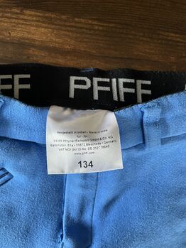 Reithose Pfiff Vollbesatz Größe 134 Pfiff Kinderreithose blau Vollbesatz