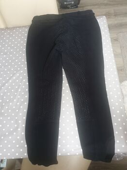 Reithose stretch schwarz Gr.42 Streichen mit Besatz