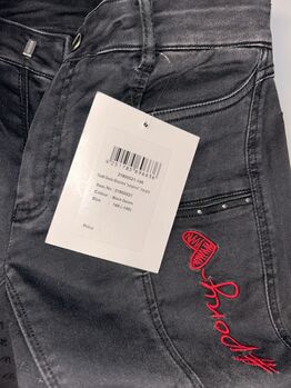 Reithose USG youth Denim breeches ponylove, top Grip, USG  USG youth Denim breeches ponylove, top Grip, Kim Schäfer  (Kim Schäfer- Auf dem Rücken der Pferde), Bryczesy dziecięce, Melsungen 