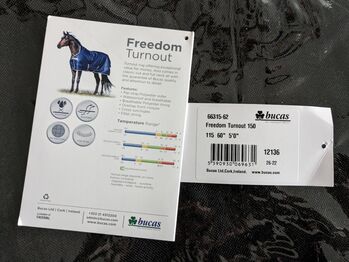 Bucas Freedom Turnout 150 g in 115 cm Gewaschen + Imprägniert Bucas Freedom Turnout 