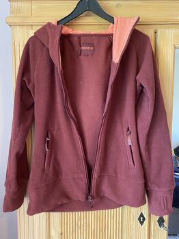 Burgundrote Fleecejacke von Steeds Streeds 