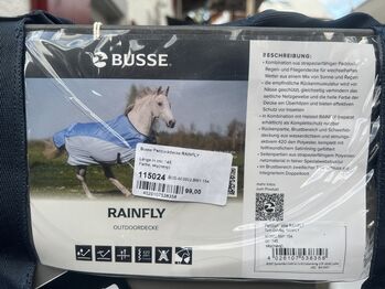 BUSSE Regen-Fliegendecke RAINFLY, 145 cm, navy-sky, BUSSE Rainfly, Gaby Lais, Horse Blankets, Sheets & Coolers, Malsburg-Marzell
