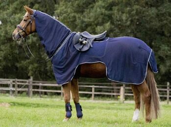 BUSSE Ausreitdecke Moskito II, Navy 145cm blau, KaMo, Horse Blankets, Sheets & Coolers, Bückeburg Bückeburg