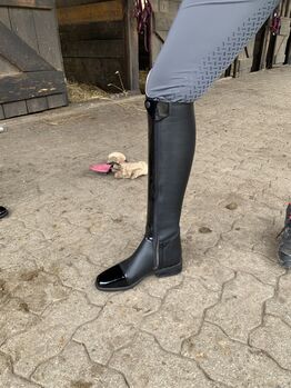 Dressur Reitstiefel hoher Strass Bogen Healthy Horse