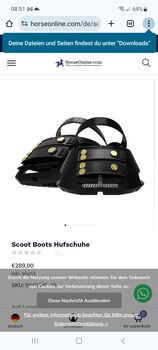 Scoot boots  Größe 5, Scoot boots  Größe 5, Kirsten Köppinger , Buty dla konia, Niederheimbach 