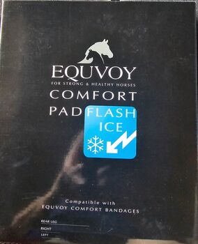Therapiegamaschen  EQUVOY Flash Ice Pad, für Hinterbeine, Sandra, Ochraniacze, Höchstadt 