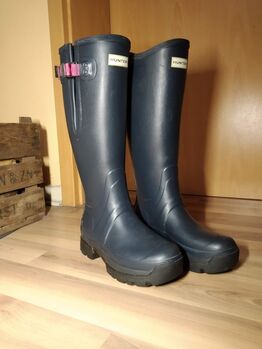 Neopren Gummistiefel Gr. 39/38,5, Hunter  Balmoral Navy/Peppercorn, Katharina Grothe, Buty stajenne, Essen