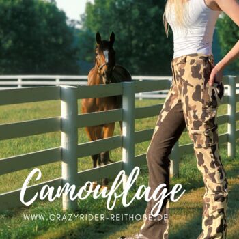 Jodhpurreithose Camouflage, Crazy rider  Camouflage , CrazyRider  (CrazyRider ), Breeches & Jodhpurs, Bayern - Triftern