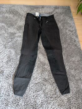 Schwarze Ganzlederbesatz Reithose, 4 Riders, Laura , Breeches & Jodhpurs, Essen