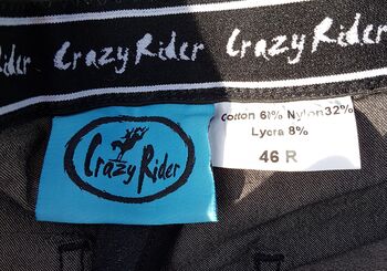 Vollbesatz Reithose mit Stickerei Crazy Rider 