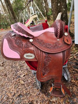 California Western Saddle 14in, Brianna Locke, Westernsattel, OLD TOWN