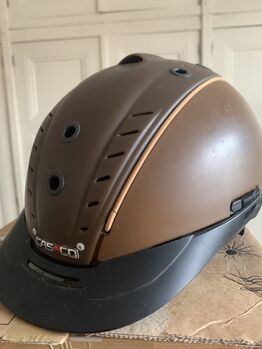 Reithelm CASCO Damen hellbraun gebraucht, 1A Zustand, günstig CASCO MISTRALL 2