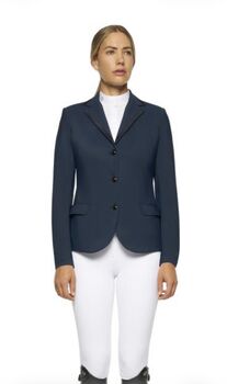 Cavalleria Toscana Turnierjacket, 36, light navy, Elegant Embroidery Damen Cavalleria Toscana Elegant Embroidery