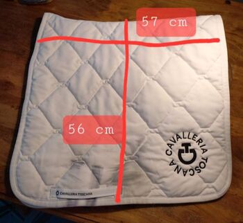 ⭐️Cavalleria Toscana⭐️Weiße Dressurschabracke WB Cavalleria Toscana 