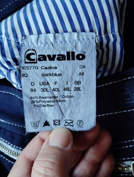 Cavallo Vollbesatzreithose "Cadine" Gr. 84 Cavallo Cadine