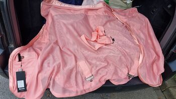 Cavallo Janna Fliegendecke Bright Salmon NEU Decke 145 Cavallo Janna