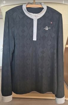 Cavallo Langarmshirt, Turniershirt Denara in Gr. L , schwarz, Cavallo  Denara Turnier - Langarmshirt, MSF, Na zawody, Klötze