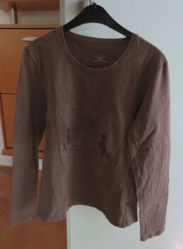 Cavallo Langrmshirt Gr. S Print Farbe taupe Baumwolle Lycra, Cavallo, sunnygirl, Shirts & Tops, München