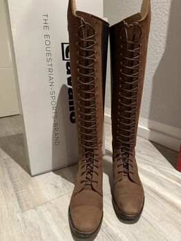 Cavallo Primus Slim geschnürt in der Farbe mocca, Cavallo Primus Slim, D., Riding Boots, Aachen 