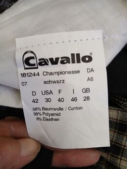 Cavallo Reithose (42) mit vollem Wildlederbesatz Cavallo